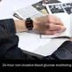 Smart Bluetooth Calling Heart Rate Body Temperature Voice Assistant Smart Bracelet Sports Watch - EX-STOCK CANADA