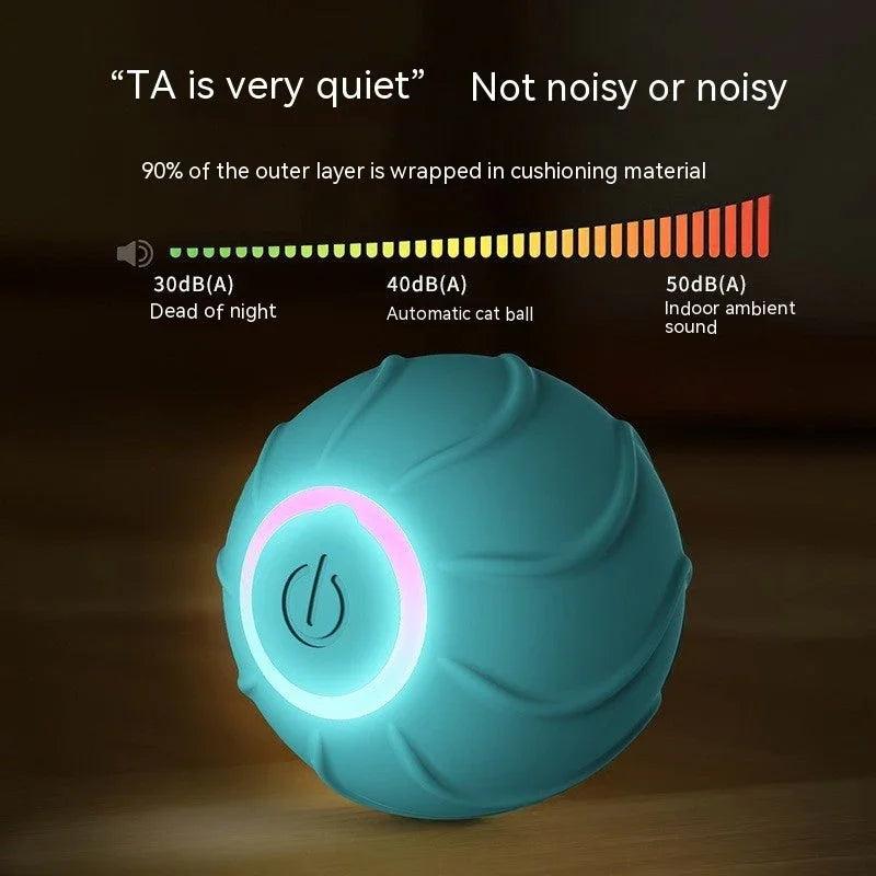 Intelligente Katzenspielzeuge Rollender Ball Haustier Katze Besitzer Interaktive Haustierspielzeuge Automatischer Springball USB Selbst Reizend Kätzchen SpringballEX-STOCK Canada 
