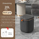 Smart Trash Can With Lid For Bedroom And Living Room Kitchen Storage Box Trash Can Induction Small Car Box Automatic Smart Dustbin Smart Trash Bin EX-STOCK Canada 