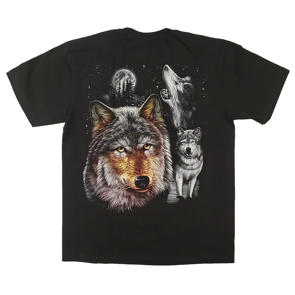 Sofari Collection Men's Wolf Design T-shirt EX-STOCK Canada 