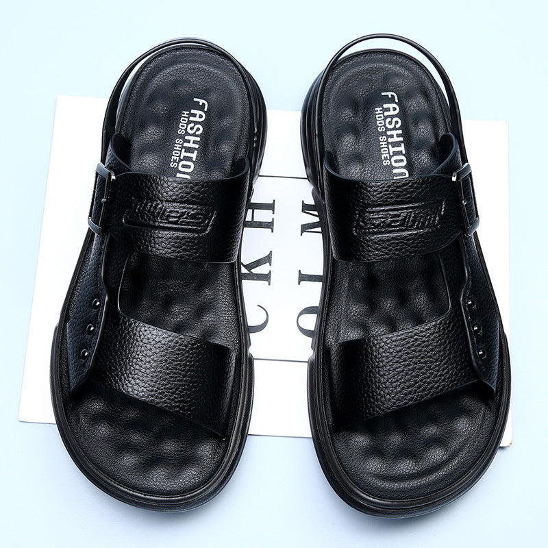 Soft Leather Men's Casual Beach Shoes Latex Pad  EX-STOCK CANADA