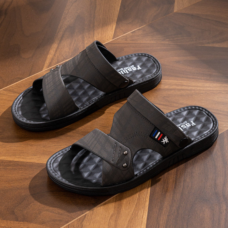 Soft Non-slip Waterproof And Hard-wearing Casual Double-use Men's Rubber Shoes  EX-STOCK CANADA