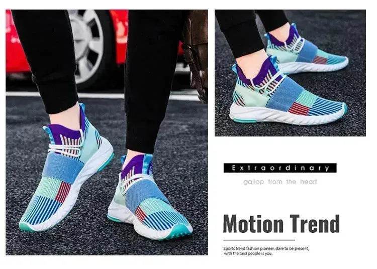 Zapatos transpirables de suela blanda para hombres Estilo coreano Zapatillas modernas - EX-STOCK Canada