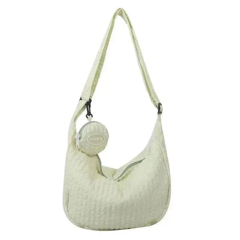 South Korea Ins Girl's Fashionable Cloud Puff Flower Shoulder Bag - EX-STOCK Canada