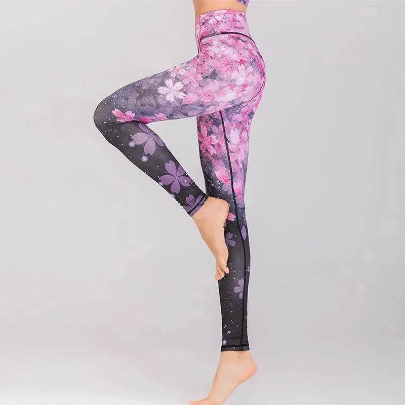 Pantalon de yoga imprimé pour salle de sport EX-STOCK Canada