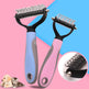 Stainless Double-sided Pet Brush Hair Removal Comb Grooming Dematting Dog Grooming Shedding Tools EX-STOCK Canada 