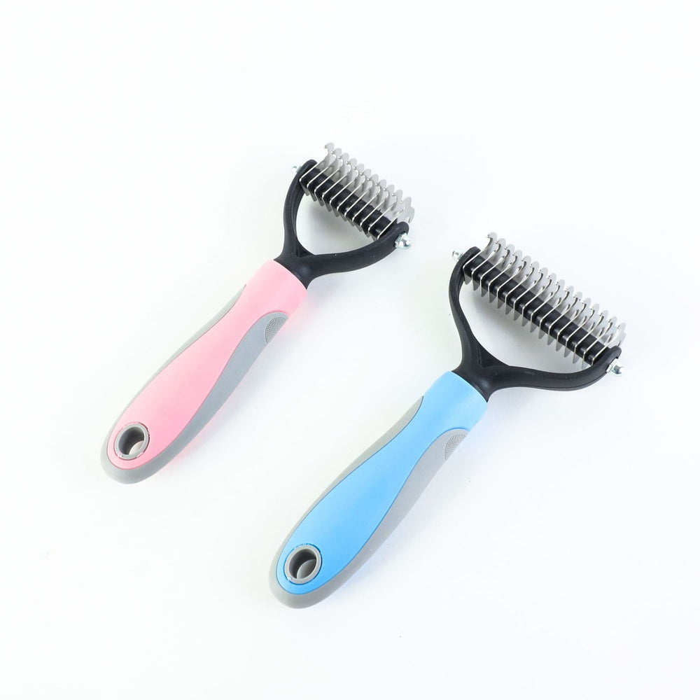 Stainless Double-sided Pet Brush Hair Removal Comb Grooming Dematting Dog Grooming Shedding Tools EX-STOCK Canada 