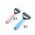 Stainless Double-sided Pet Brush Hair Removal Comb Grooming Dematting Dog Grooming Shedding Tools EX-STOCK Canada 