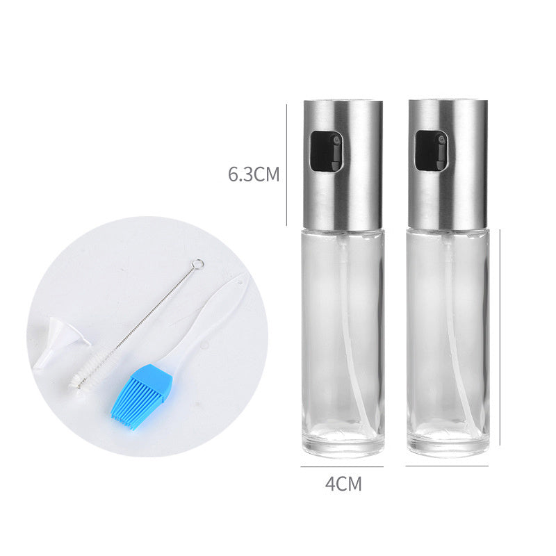 Stainless Steel Grill Kitchen Cooking Oil Spray Bottle With Scale EX-STOCK Canada 