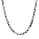 SteelTime Men's Oxidized Stainless Steel Fancy Link Chain Necklace EX-STOCK Canada 