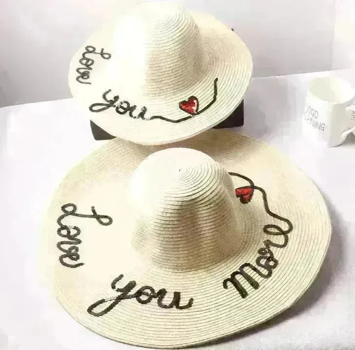Straw hats for mother daughter - EX-STOCK CANADA