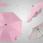Stroller Umbrella: 360° Adjustable Accessory - EX-STOCK Canada