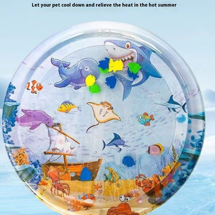 Summer Cooling Pet Water Bed Cushion Ice Pad Dog Sleeping Square Mat For Puppy Dogs Cats Pet Kennel Cool Cold EX-STOCK Canada 