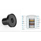 Supercharged Shower Integrated 15-layer Filter Scale And Chlorine Removal Shower Nozzle EX-STOCK Canada 