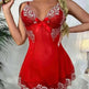 Suspender V-neck Underwear Lace Lingerie - EX-STOCK CANADA