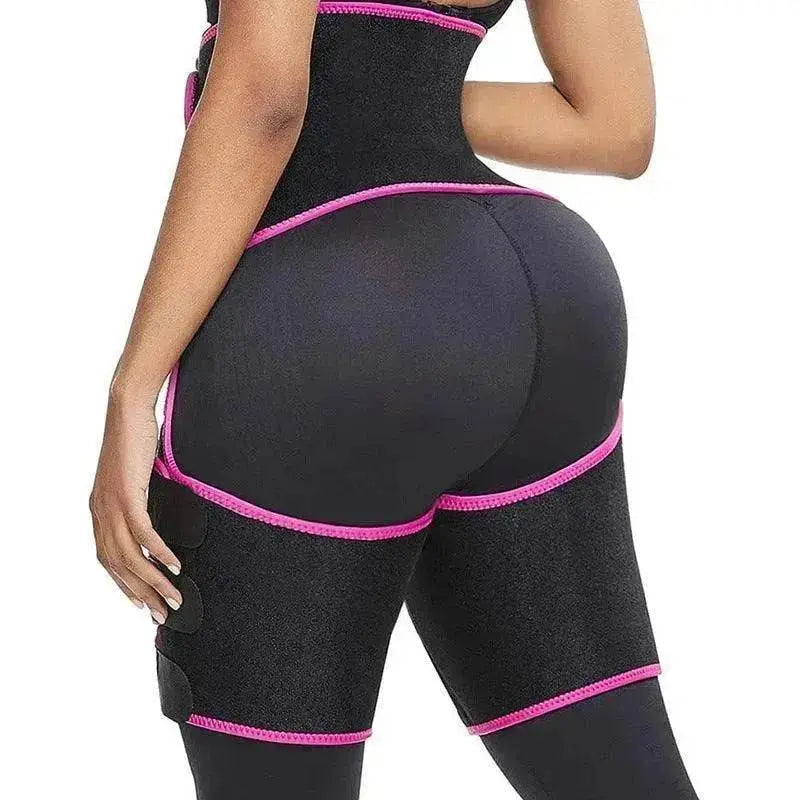 Sweat High Waist Thigh Trimmer Butt Lifter Shapewear Belt 3 In 1 Adjustable Belt - EX-STOCK Canada