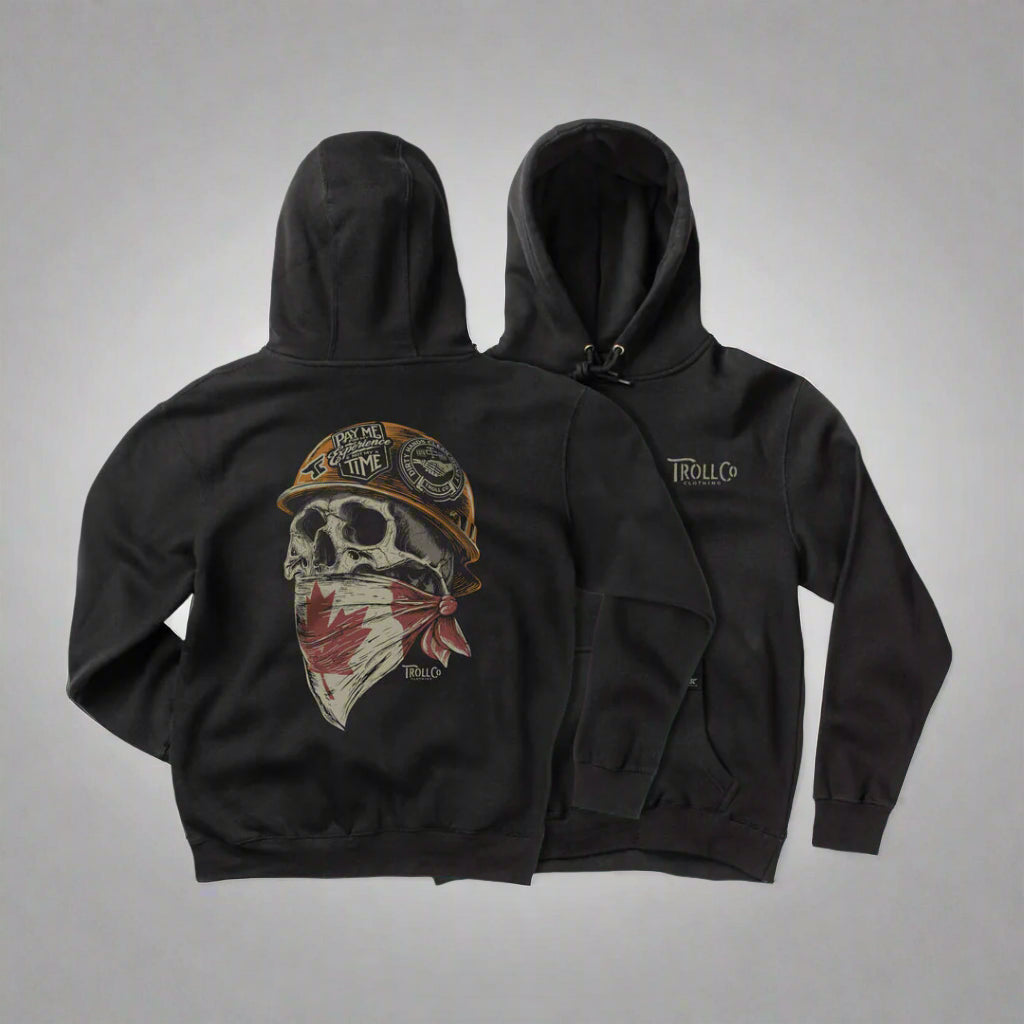 DHCM Men's Hoodie - Pay Me For My Experience, Not My Time EX-STOCK Canada 