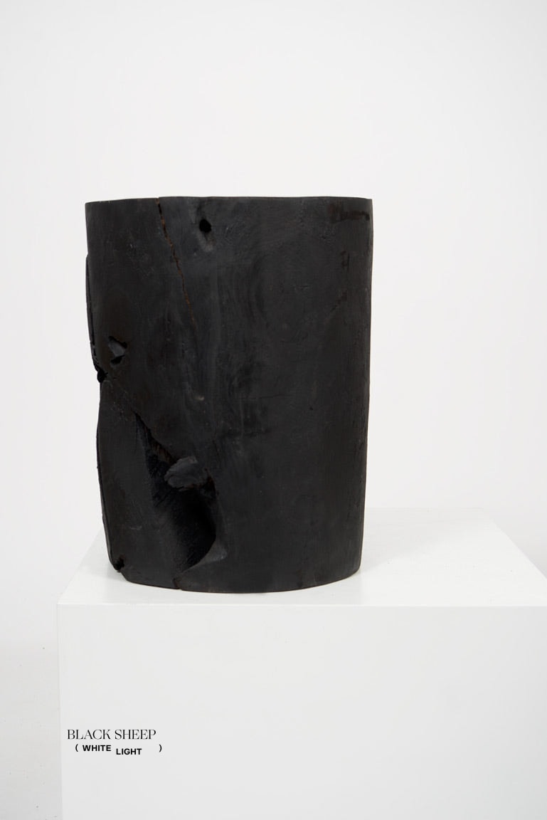 Burnt Teak Round Side Table or Stool EX-STOCK Canada 