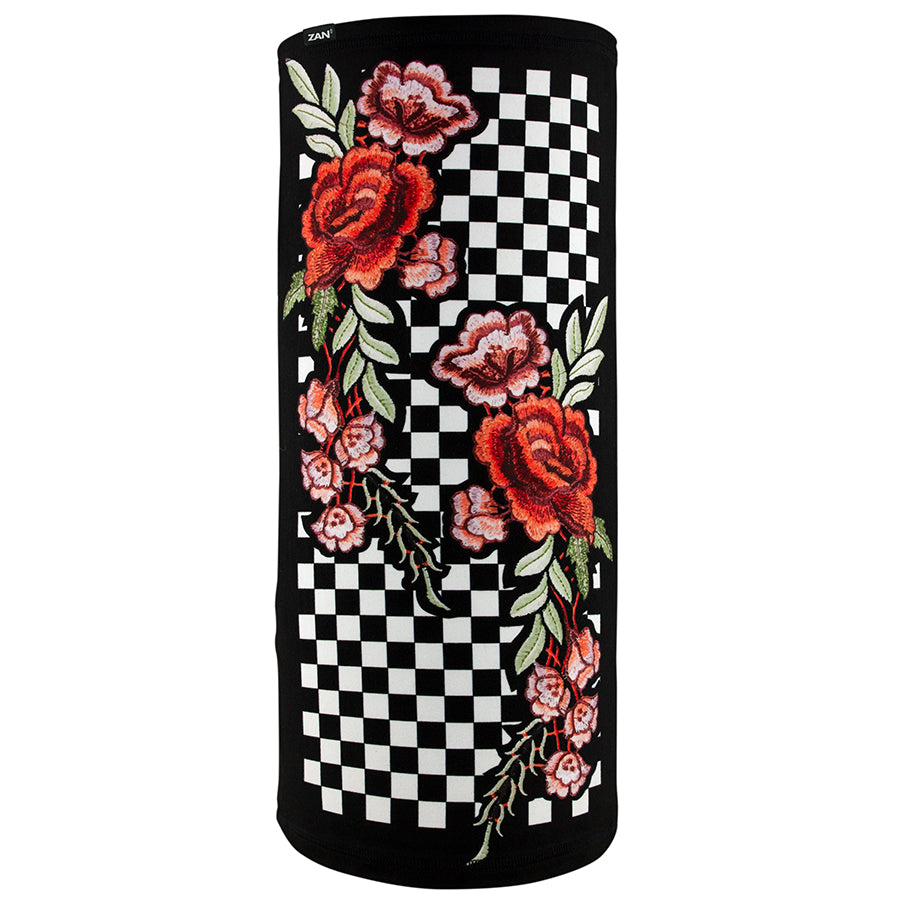 ZANheadgear Floral Checkered Motley Tube EX-STOCK Canada 