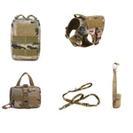 Tactical Dog Harness Pet German Shepherd K9 Training Vest Dog Harness And Leash Set For All Breeds Dogs EX-STOCK Canada 