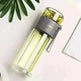 Tea Infuser Filter Separation Double Wall Glass Bottle - EX-STOCK CANADA