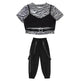 Teen Girls Summer Clothes Hip-hop Tracksuit - EX-STOCK Canada