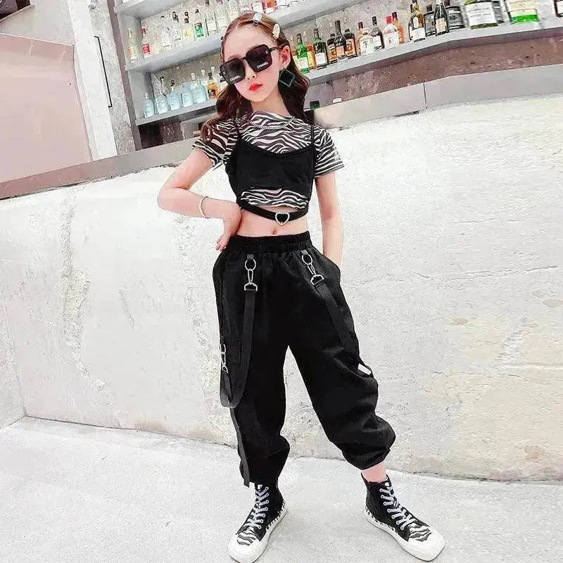 Teen Girls Summer Clothes Hip-hop Tracksuit - EX-STOCK Canada