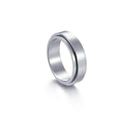The Stars And The Moon Rotating Titanium Steel Women Ring - EX-STOCK Canada