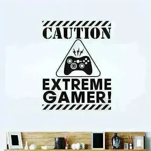 The gamer's warning wall stickers - EX-STOCK CANADA