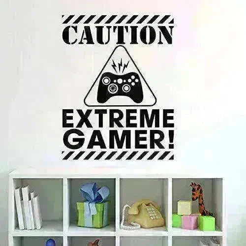 The gamer's warning wall stickers - EX-STOCK CANADA