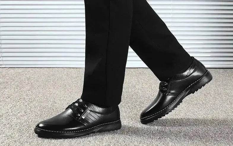 Los nuevos zapatos zapatos caen zapatos casuales de negocios para hombre zapatos para hombres zapatos zapatos redondos estilo británico para papá - EX-STOCK Canada