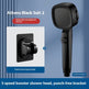 Three-speed Filter Supercharged Square Shower Head Handheld Nozzle EX-STOCK Canada 