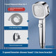 Three-speed Filter Supercharged Square Shower Head Handheld Nozzle EX-STOCK Canada 