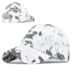 Tie-Dye Hat Pure Cotton Sun Visors Ponytail Cap - EX-STOCK CANADA