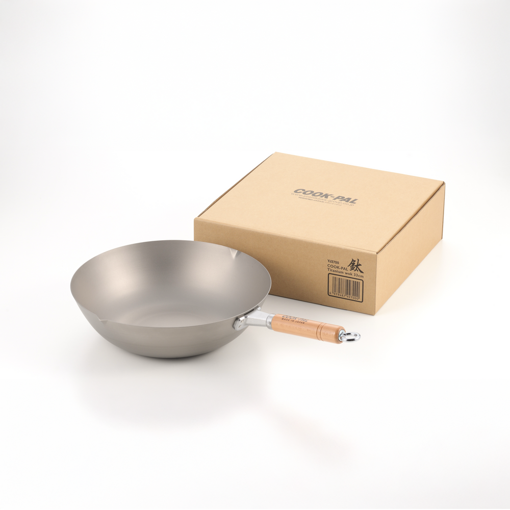 Yoshikawa Cook-Pal Titanium Wok 36cm 