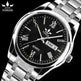 Top-grade men's quartz watches, waterproof, luminous, business belts. - EX-STOCK CANADA