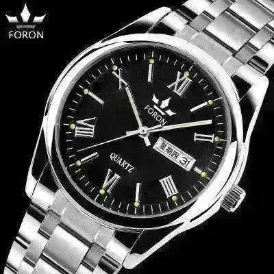 Top-grade men's quartz watches, waterproof, luminous, business belts. - EX-STOCK CANADA