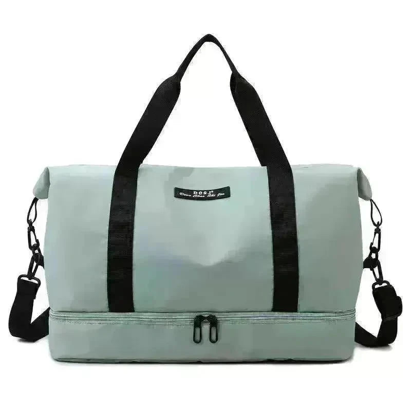 Travel Duffle Bag With Shoes Compartment Gym Waterfproof Handbag - EX-STOCK CANADA