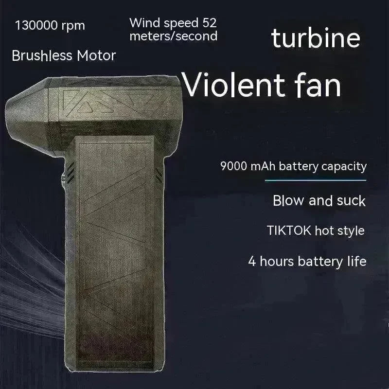Turbo Fan Silent High Power Brushless Motor Air Duster Fast Recharging - EX-STOCK CANADA