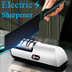 USB Rechargeable Electric Knife Sharpener Automatic Adjustable Kitchen Tool For Fast Sharpening Knives Scissors And Grinders Gadgets EX-STOCK Canada 