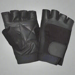 Unik International Leather & Fabric Fingerless Gloves EX-STOCK Canada 