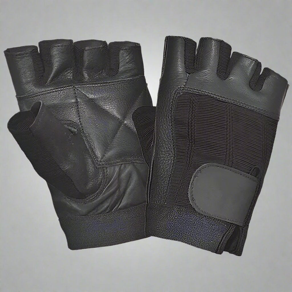 Gants sans doigts en cuir et tissu Unik InternationalEX-STOCK Canada 