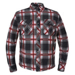 Unik International Men's Red and White Riding Flannel Armoured Shirt EX-STOCK Canada 