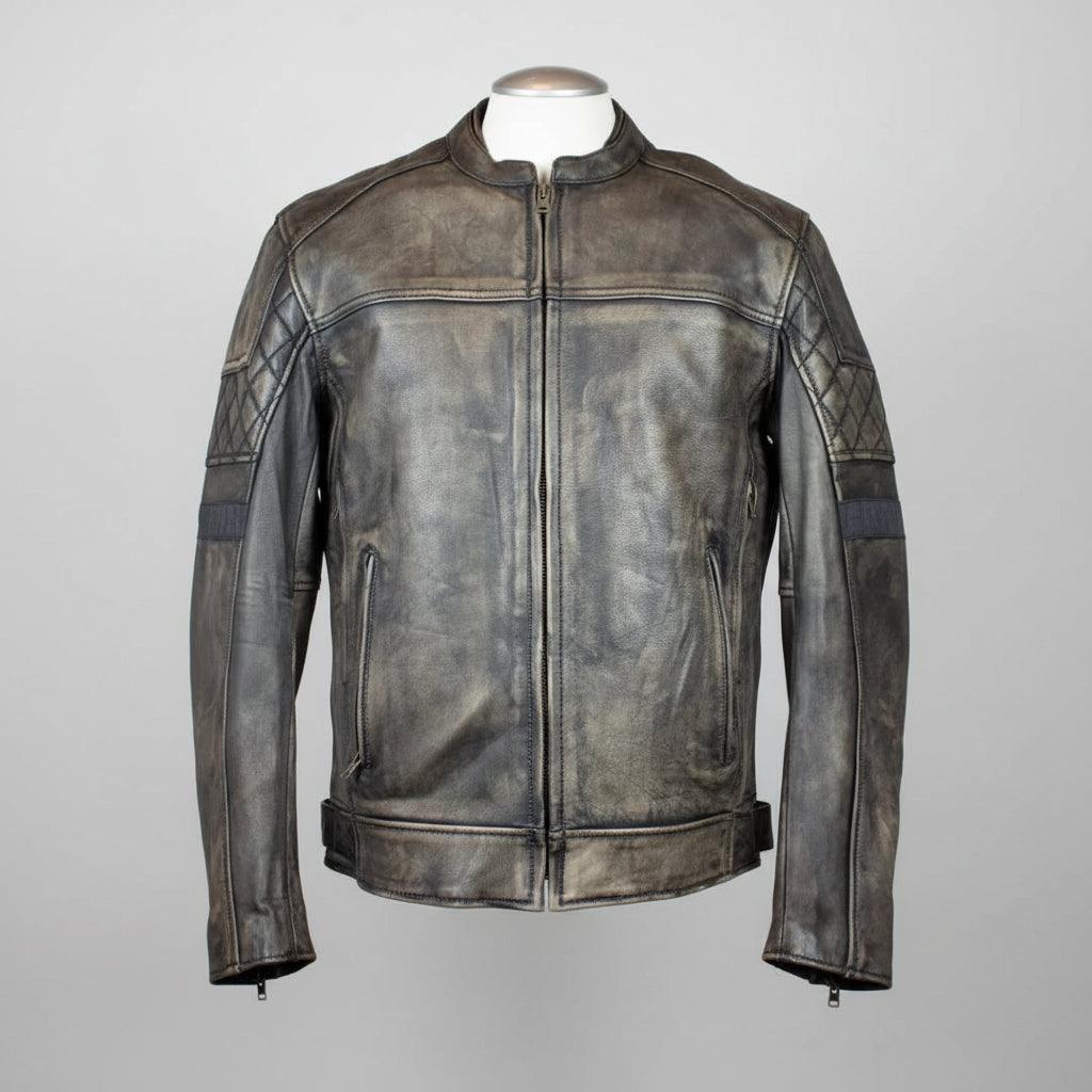 Chaqueta de Motocicleta para Hombre con Franjas Reflectantes Unik International 
