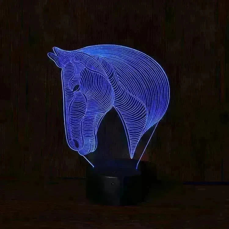 Unique Design of Horse's head LED night lights - EX-STOCK CANADA