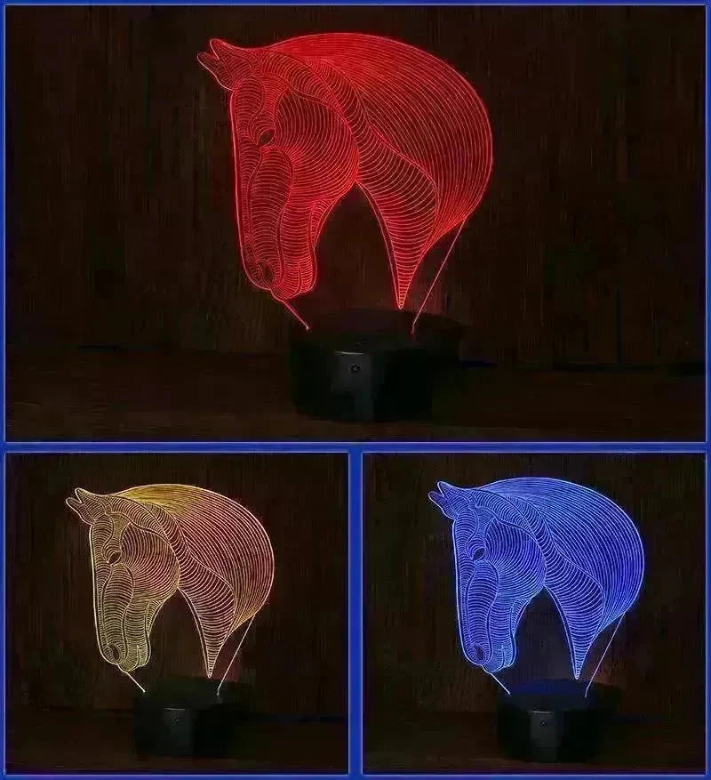 Unique Design of Horse's head LED night lights - EX-STOCK CANADA