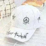 Unisex Casual Black And White Patchwork Hip Hop Fashion Hat - EX-STOCK CANADA