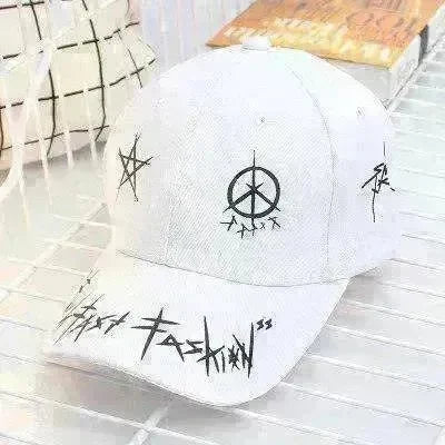 Unisex Casual Black And White Patchwork Hip Hop Fashion Hat - EX-STOCK CANADA