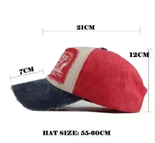 Unisex Eye catching Cotton Hip Hop Grinding Multicolor Hat - EX-STOCK CANADA