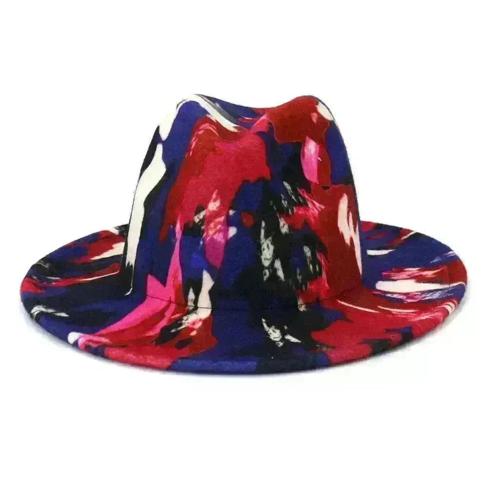 Unisex Graffiti Big Brim Korean Style Fashion Hat - EX-STOCK CANADA